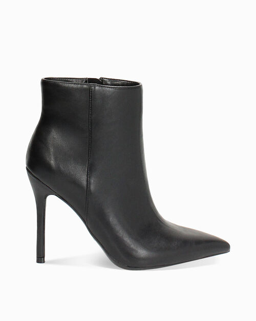 WOMEN SHOES DEMI-BOOT SYNTHETIC NERO, BLACK