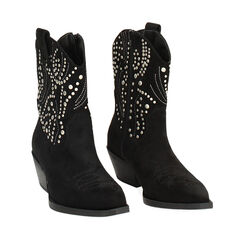 Bottine western noire, 24M547006MFNERO035, 002a