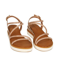 WOMEN SHOES WEDGE LAMINATED RAOR, Primadonna, 214927220LMRAOR035, 002a