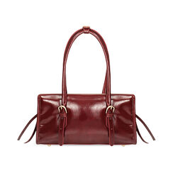 Borsa a mano bordeaux con finiture lucide, Primadonna, 265100318EUBORDUNI, 004 preview