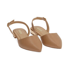 Slingback flat nude, SPECIAL SALE, 174987412EPNUDE035, 002 preview