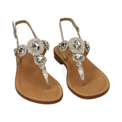 Sandali infradito argento stampa vipera, Primadonna, 214916861EVARGE036, 002 preview