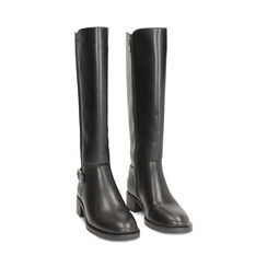 Stivali neri con elastico, Primadonna, 260626005EPNERO040, 003 preview