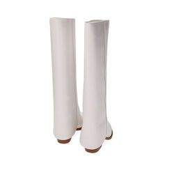 Stivali bianchi, tacco 8 cm, Primadonna, 213029903EPBIAN035, 003 preview