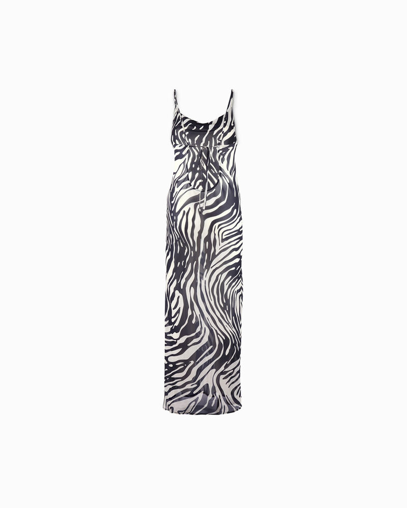 Vestito donna zebra in tessuto image number null