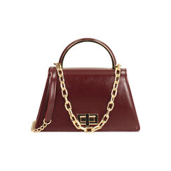 Mini bag bordeaux lucida con catenella, Primadonna, 265126021EUBORDUNI, 001 preview