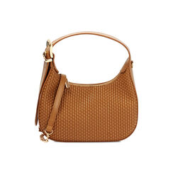 Mini bag donna cognac intrecciata, Primadonna, 255125841EICOGNUNI, 001 preview
