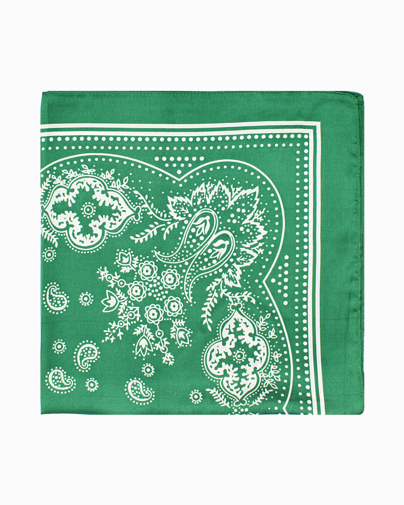 Foulard da donna verde a fantasia image number null