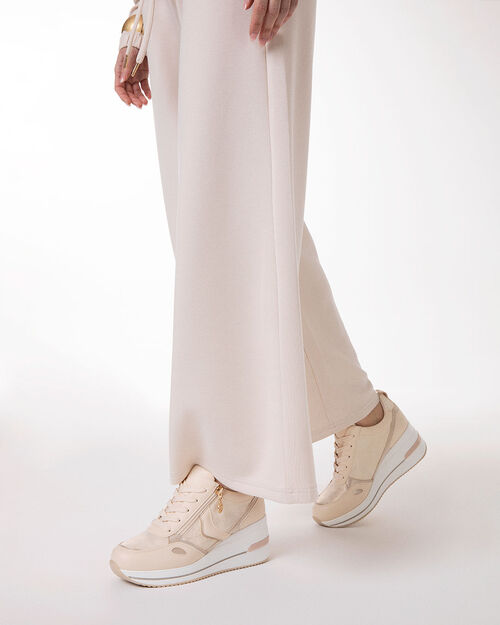 WOMEN SHOES SNEAKERS SYNTHETIC BEIG, BEIGE