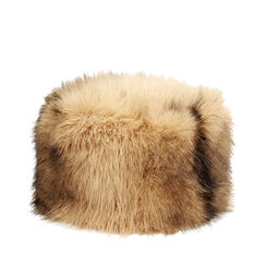 Chapeau marron en fourrure synthétique pour femme, Primadonna, 26B441401FUMARRUNI, 001a