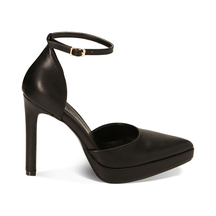 D collet donna cinturno platform nere tacco 11 3 cm Primadonna