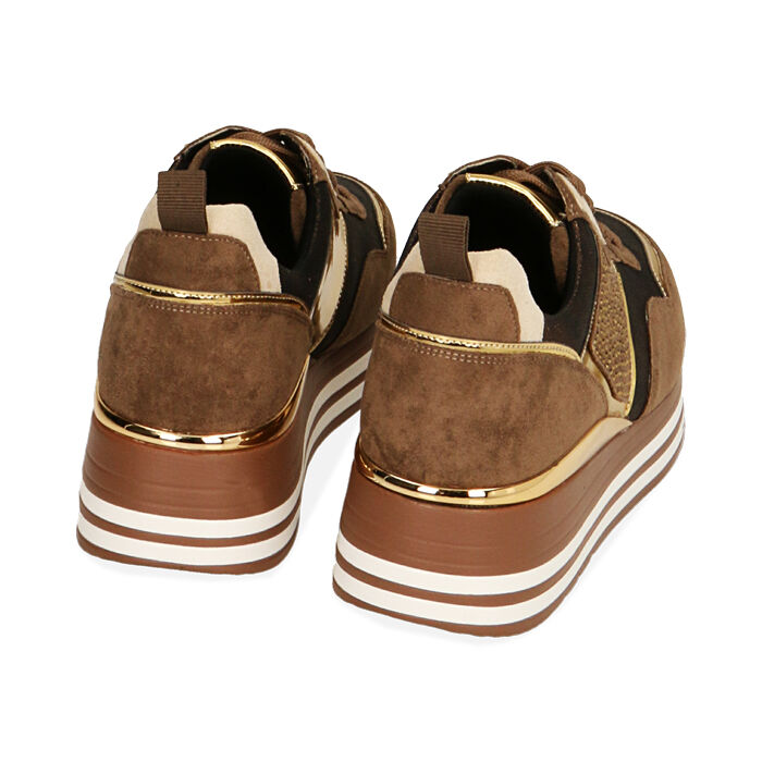 sneakers donna marroni