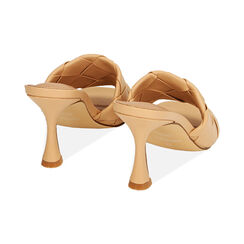 Mules beige, tacco 8 cm , Primadonna, 192791813EPBEIG036, 003 preview