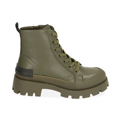 Anfibi verde militare chunky, Primadonna, 203013201EPMILI036, 001 preview
