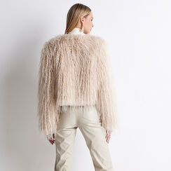 CLOTHING FUR JACKET FUR BEIG, Primadonna, 22B402337FUBEIGM, 002a