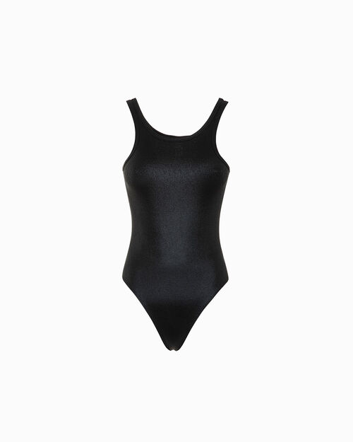 Canotta nera con stile urban chic, BLACK