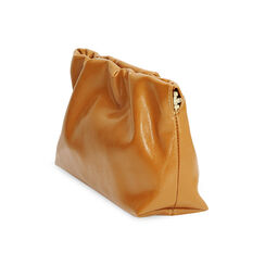 Pochette ocra lucida con tracolla removibile, Primadonna, 261751040EUOCRAUNI, 003 preview