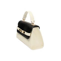 Borsa a mano donna panna-nera, Primadonna, 255100437EPPANEUNI, 003 preview