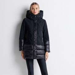 Piumino nero imbottito, Primadonna, 228502320TSNEROL, 001a