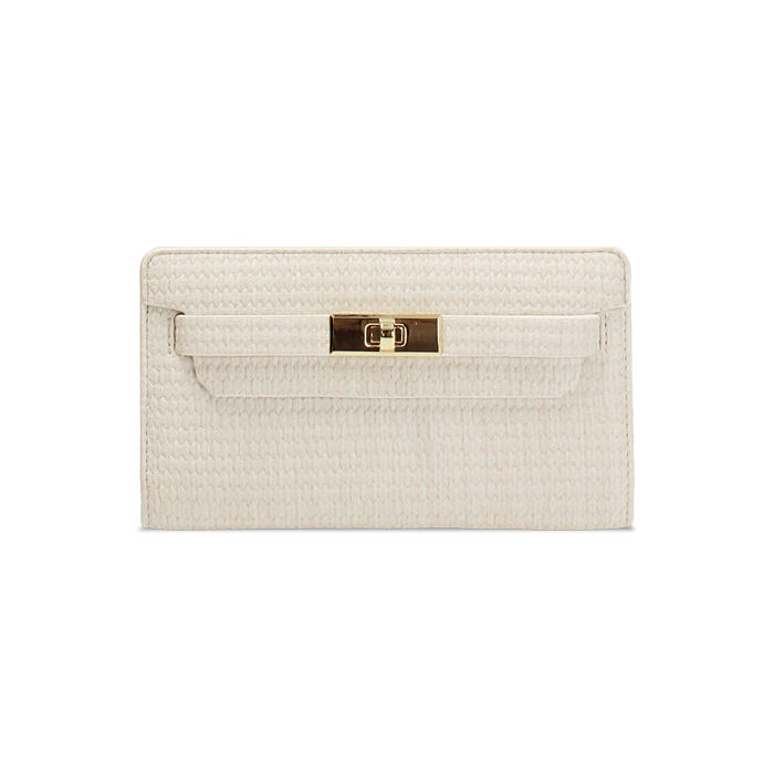 Portafoglio panna con chiusura magnetica, Borse, 275710002EPPANNUNI