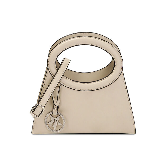 Mini-bag geometrica panna, Primadonna, 225731501EPPANNUNI