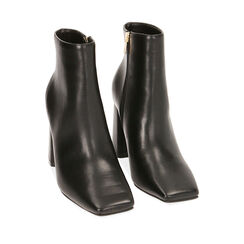 Ankle boots neri, tacco 9 cm , SPECIAL WEEK, 182123001EPNERO037, 002a