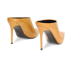 Zueco ocre brillante con tacón de 10 cm, Primadonna, 262188522EUOCRA036, 006 preview