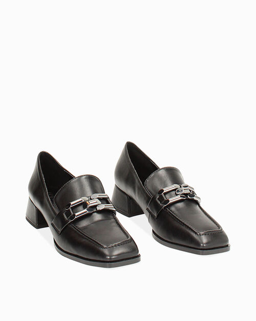 ZAPATOS MOCASIN SINTETICO NERO, BLACK