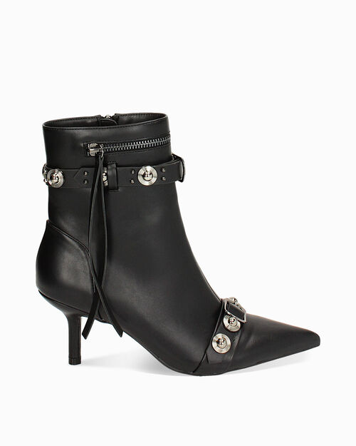 ZAPATOS BOTAS CA&Ntilde;A CORTA SINTETICO NERO, BLACK