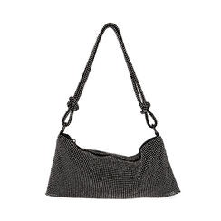 Mini bag nera rete strass, ULTIME OCCASIONI, 205124799MTNEROUNI, 001 preview