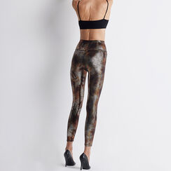 Leggings bronzo stampa vipera, Primadonna, 22B400301EVBRONUNI, 004 preview