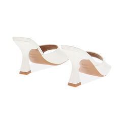 Mules open toe mujer blancas, Primadonna, 254956707EPBIAN035, 004 preview