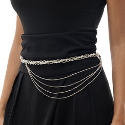 Ceinture en métal argenté, 24B400231MTARGEUNI, 001a