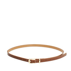 Ceinture marron vernie avec boucle &eacute;l&eacute;gante, Primadonna, 27B413456VEMARRUNI, 001a