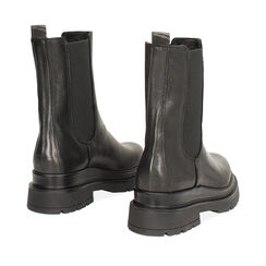 Boots Beatles noirs en cuir lavé avec des détails uniques, Primadonna, 261050502PANERO036, 004 preview