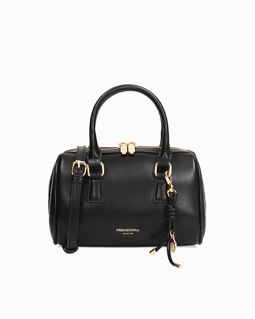 Mini bag nera con tracolla removibile, BLACK