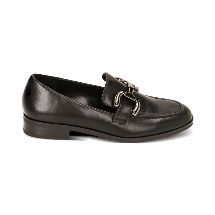 Mocassini flat neri, Primadonna, 224986001EPNERO036