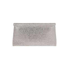 Pochette donna argento in laminato con pietre, Primadonna, 255126052LPARGEUNI, 004 preview