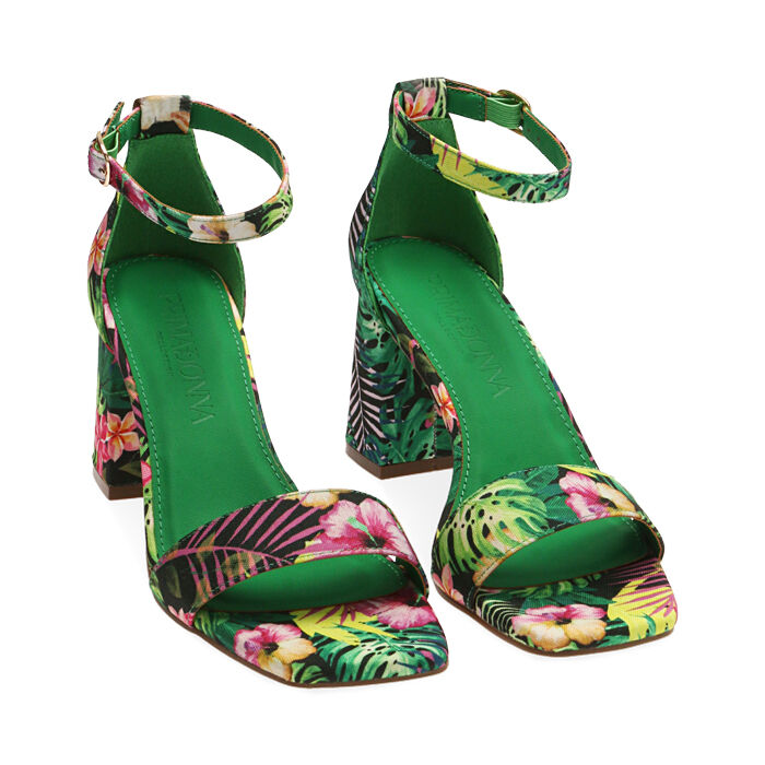 Chaussures fleuries top talon