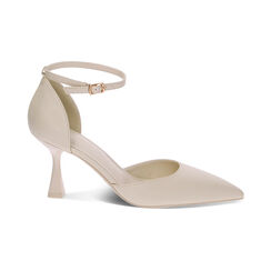 Décolleté Open Shank panna, tacco 8 cm, Primadonna, 234934819EPPANN035, 001 preview