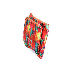 Porte-monnaie femme multicolore-orange en satin, Primadonna, 255126252RSMUARUNI, 002 preview