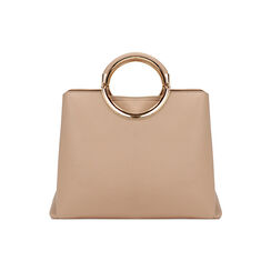 Bolso de mano beige con bandolera removible, Primadonna, 272323636EPBEIGUNI, 004 preview
