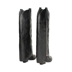 Botas texanas negras tac&oacute;n 8 cm, Zapatos, 273067618EPNERO035, 004 preview