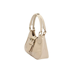 Mini bag panna in naplack con fibbia, Primadonna, 245125126NPPANNUNI, 002 preview