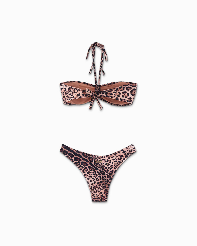 Bikini da donna leopard marrone image number null