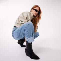 WOMEN SHOES DEMI-BOOT SYNTHETIC NERO, Primadonna, 263073111EPNERO037, 002 preview