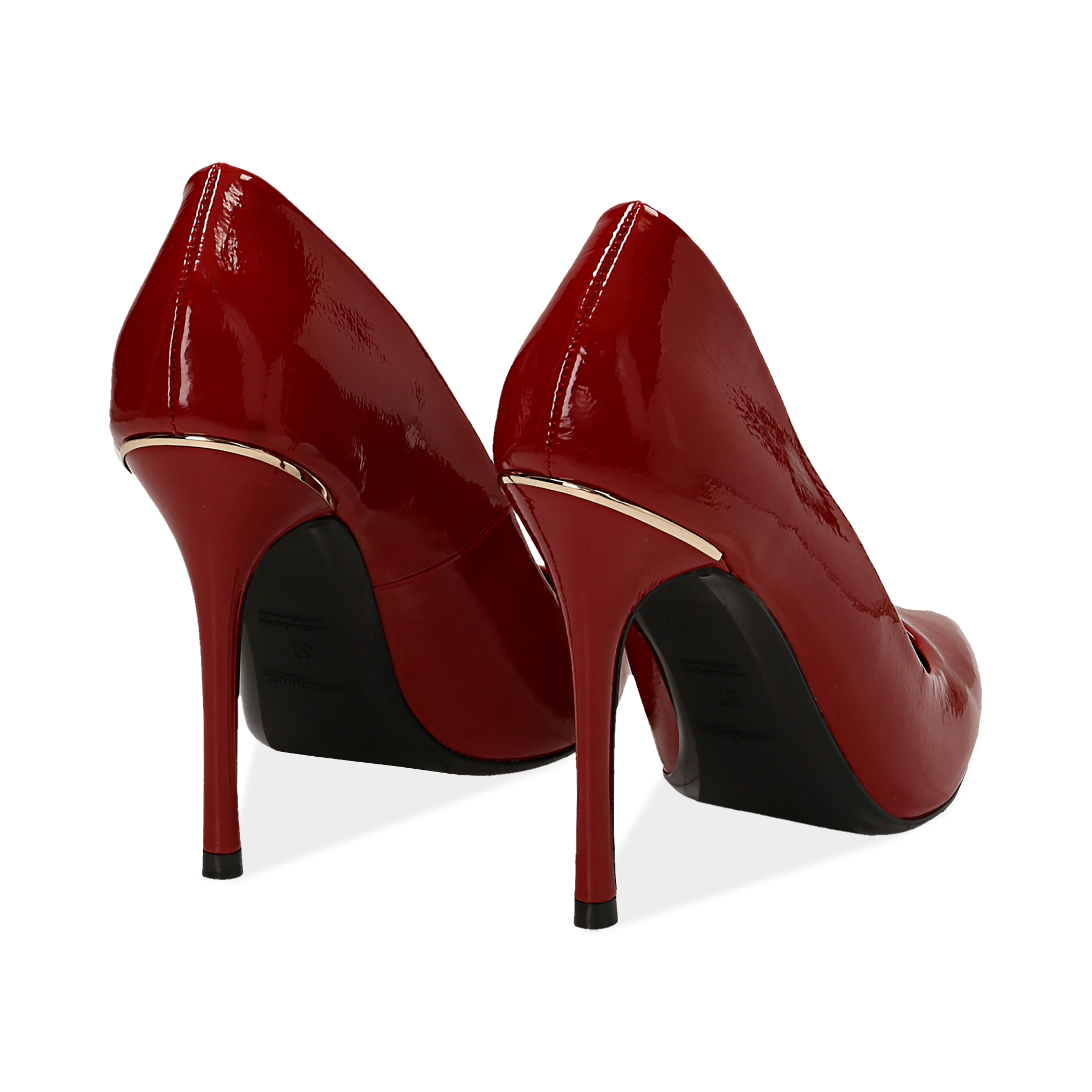 Décolleté rosse in vernice, tacco 11 cm | Primadonna Collection