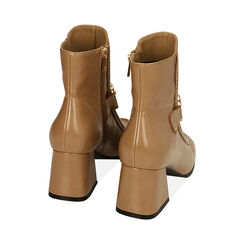 Ankle boots beige, tacco 6,5 cm , Primadonna, 20L440033EPBEIG035, 003 preview