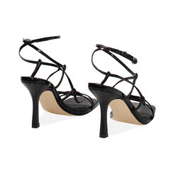 Sandalia con tacón mujer negra alta, Primadonna, 25O863495VENERO035, 004 preview