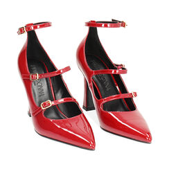 Tacones rojos con hebillas, 242159746VEROSS038, 002a